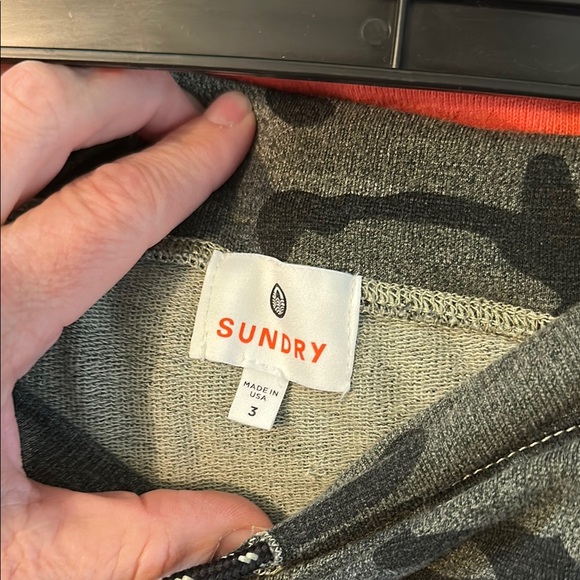 Sundry Black and Gray Mini Pencil Skirt Casual - Picture 2 of 3